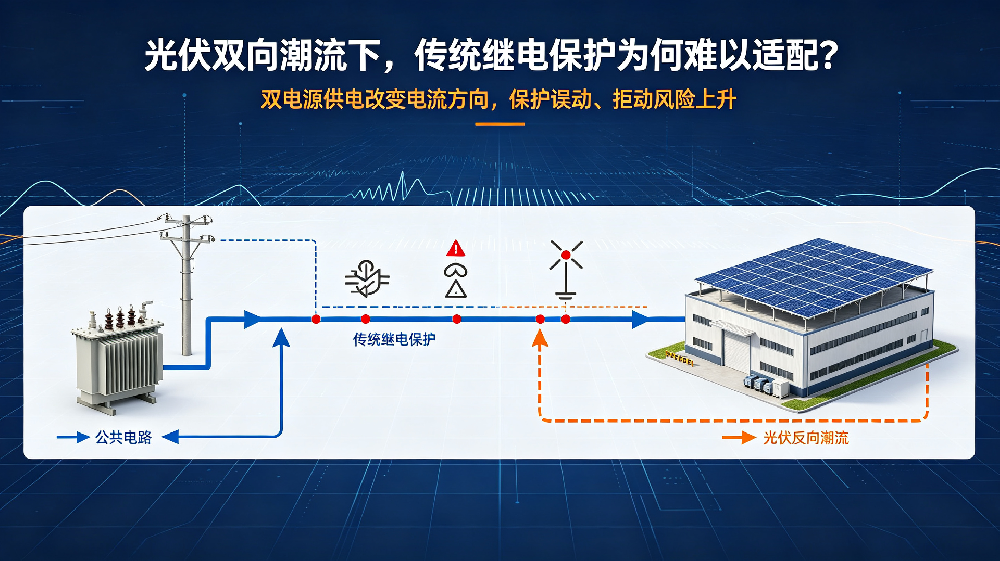 光伏双向潮流下，传统继电保护为何难以适配？