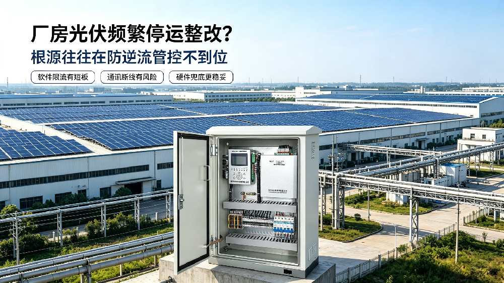 厂房光伏频繁停运整改？根源大多在防逆流管控